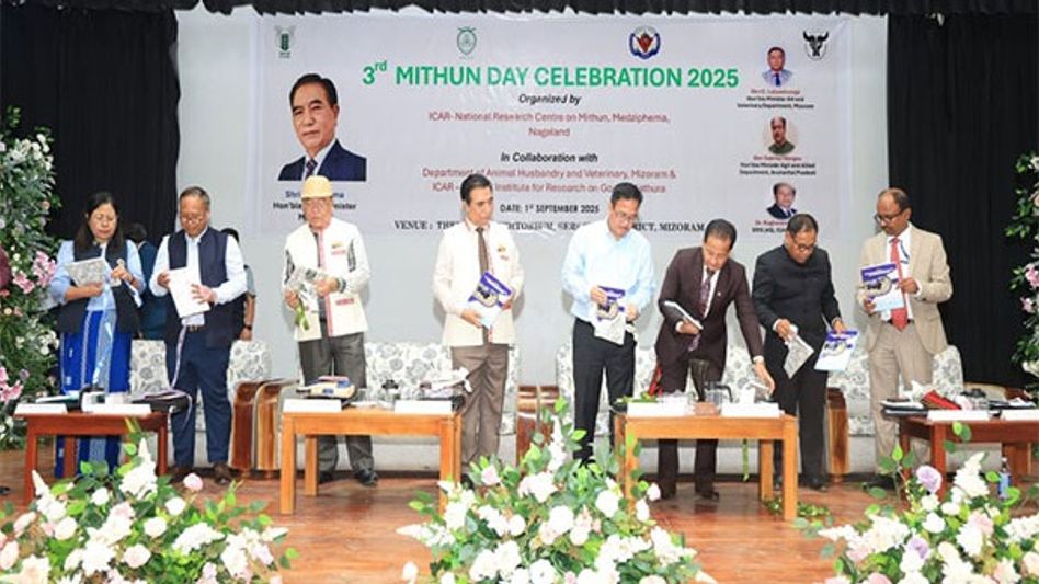 Mizoram hosts 3rd Mithun Day, CM Lalduhoma stresses integrated farming for rural growth Mizoram hosts 3rd Mithun Day, CM Lalduhoma stresses integrated farming for rural growth