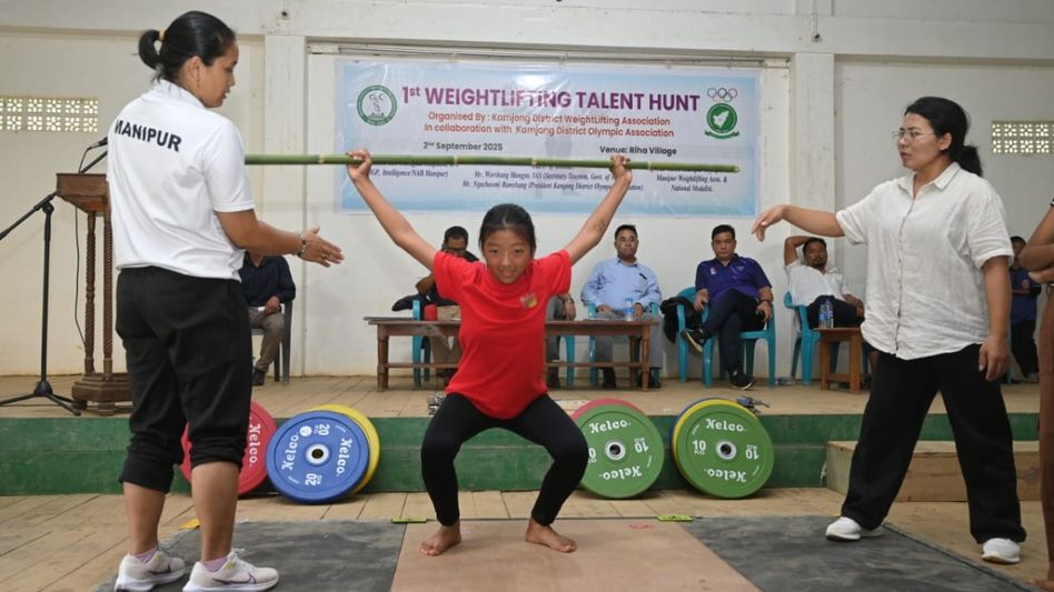 Manipur: Kamjong hosts record-breaking weightlifting talent hunt with 81 participants Manipur: Kamjong hosts record-breaking weightlifting talent hunt with 81 participants