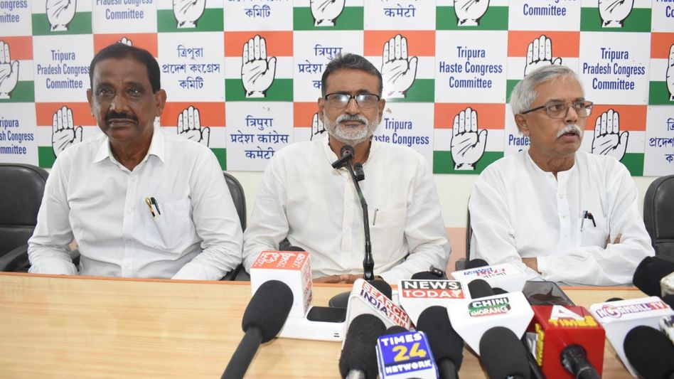 Tripura Congress alleges law and order deterioration, accuses BJP of dividing people Tripura Congress alleges law and order deterioration, accuses BJP of dividing people