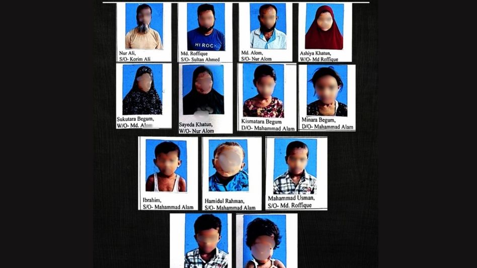 Assam police push back 13 Bangladeshi infiltrators from Barpeta Assam police push back 13 Bangladeshi infiltrators from Barpeta