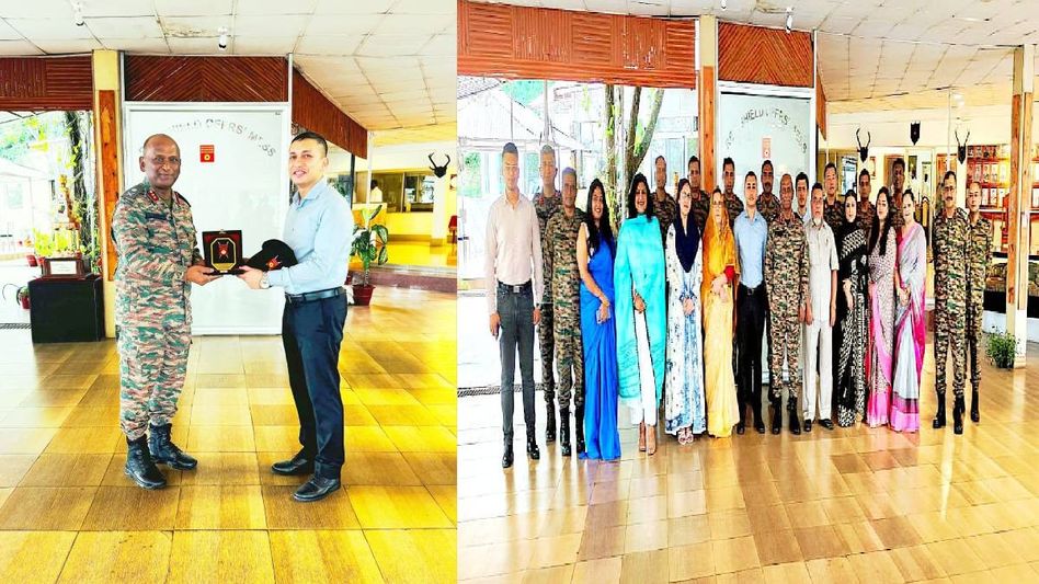 Indian Army's Red Shield Division honours Vir Chakra awardee Squadron Leader Rizwan Malik at Leimakhong Military Station Indian Army's Red Shield Division honours Vir Chakra awardee Squadron Leader Rizwan Malik at Leimakhong Military Station