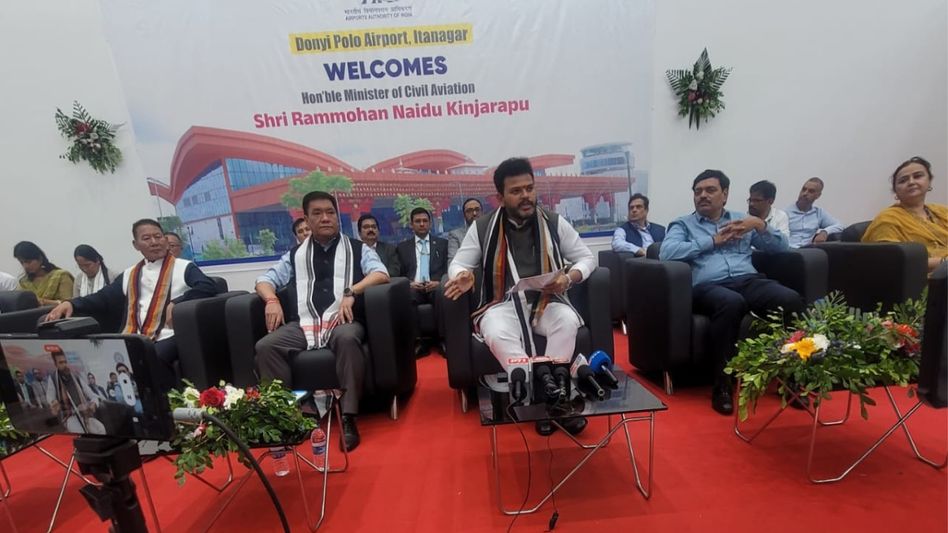 Union Minister inaugurates new terminal and facilities at Donyi Polo Airport, Itanagar Union Minister inaugurates new terminal and facilities at Donyi Polo Airport, Itanagar