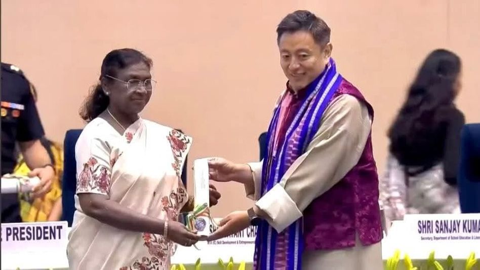 Sikkim educator gets National Teachers’ Award; CM Tamang aims for educational excellence by 2027 Sikkim educator gets National Teachers’ Award; CM Tamang aims for educational excellence by 2027