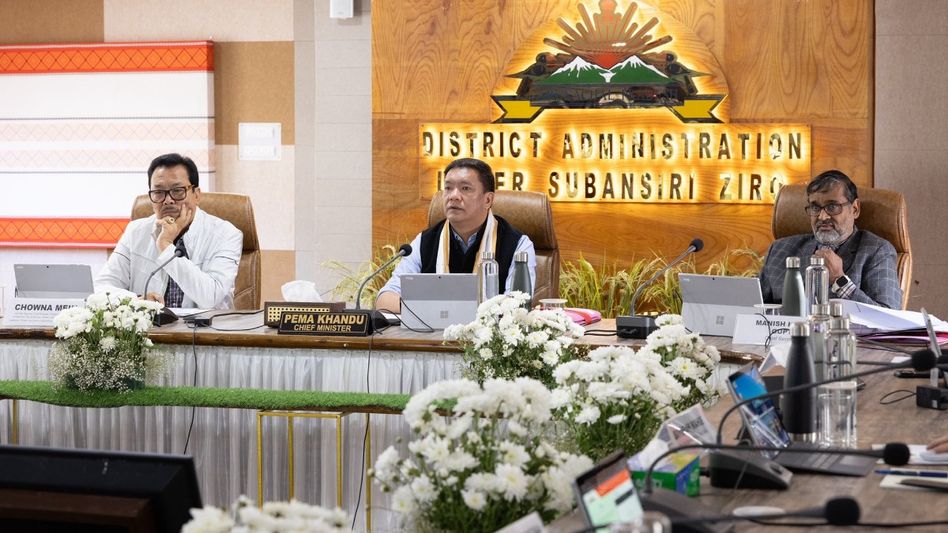 Arunachal CM advances key development projects during 'Cabinet Aapke Dwar' at Ziro Arunachal CM advances key development projects during 'Cabinet Aapke Dwar' at Ziro