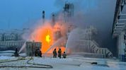Ukraine drone strike sparks fire at Russia’s largest oil terminal Ukraine drone strike sparks fire at Russia’s largest oil terminal