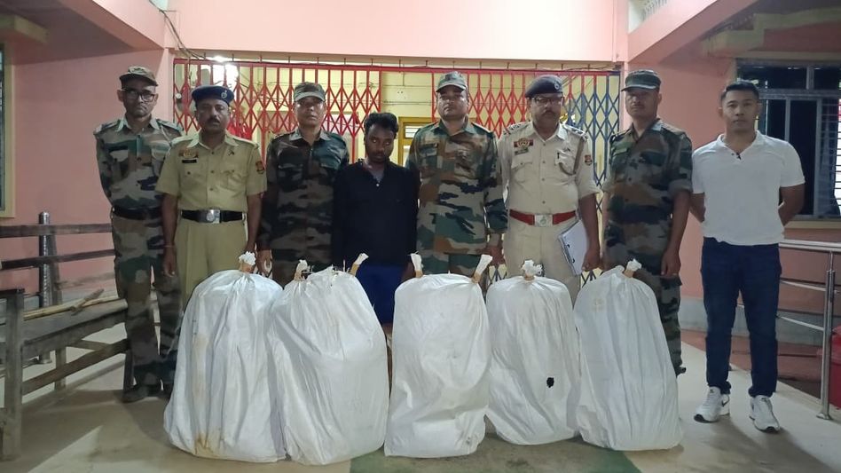 Man arrested with cannabis worth Rs 15 lakh in Tripura border village Man arrested with cannabis worth Rs 15 lakh in Tripura border village