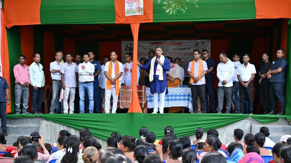 “Massive turnout reflects faith in BJP’s vision”: Assam minister Pijush Hazarika in BTR campaign “Massive turnout reflects faith in BJP’s vision”: Assam minister Pijush Hazarika in BTR campaign