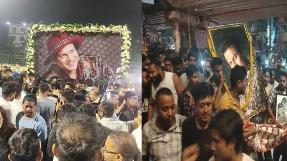 Echoes of “Mayabini Ratir Bukut” ring the air as fans hold midnight vigils for Zubeen Garg Echoes of “Mayabini Ratir Bukut” ring the air as fans hold midnight vigils for Zubeen Garg