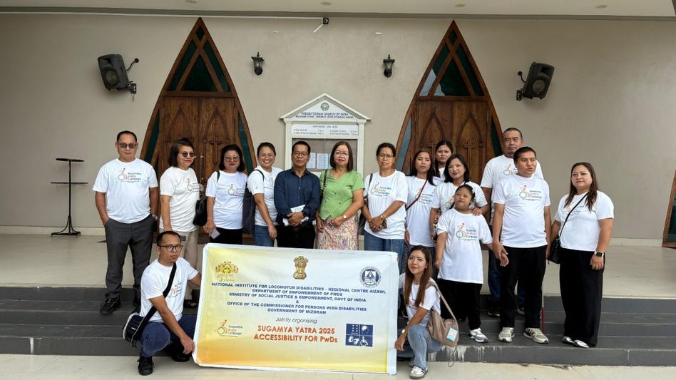 Mizoram: Sugamya Yatra carries out accessibility audits across state Mizoram: Sugamya Yatra carries out accessibility audits across state