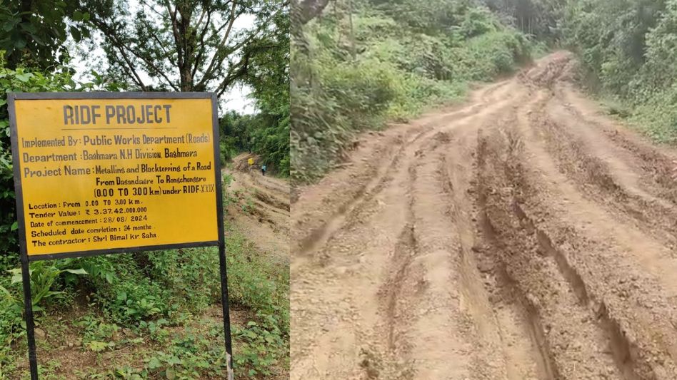 Meghalaya: Garo Hills residents raise alarm over poor road construction in Gasuapara block Meghalaya: Garo Hills residents raise alarm over poor road construction in Gasuapara block