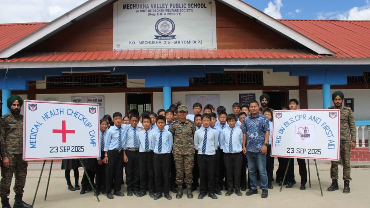 Arunachal: Health and awareness drive at Menchukha Valley Public School empowers students and staff