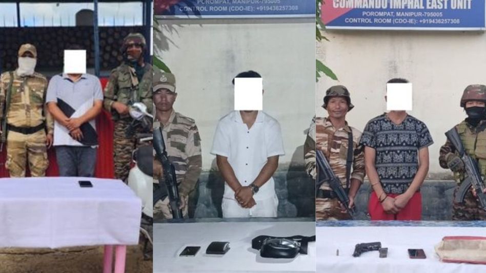 Manipur police arrest two militants, arms smuggler; IED components recovered Manipur police arrest two militants, arms smuggler; IED components recovered