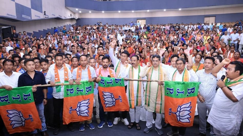 BJP strength boosted as key Tipra Motha leader, supporters join party BJP strength boosted as key Tipra Motha leader, supporters join party