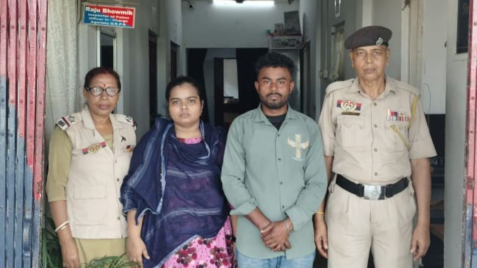 Bangladeshi woman, Indian tout arrested at Agartala railway station Bangladeshi woman, Indian tout arrested at Agartala railway station