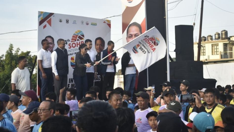 Meghalaya: Sohra International Half Marathon draws record 10,576 runners Meghalaya: Sohra International Half Marathon draws record 10,576 runners