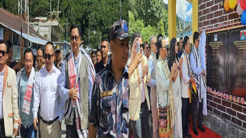 Union Minister Kiren Rijiju lays foundation stones for PMJVK projects in Arunachal's Yazali Union Minister Kiren Rijiju lays foundation stones for PMJVK projects in Arunachal's Yazali
