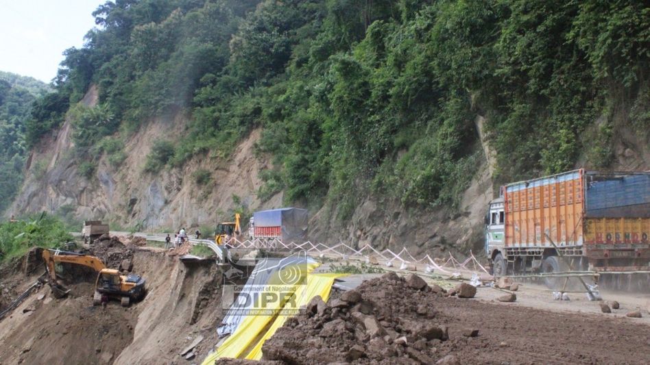 Nagaland Dy CM inspects collapsed NH-29 stretch, pushes for bypass solutions Nagaland Dy CM inspects collapsed NH-29 stretch, pushes for bypass solutions