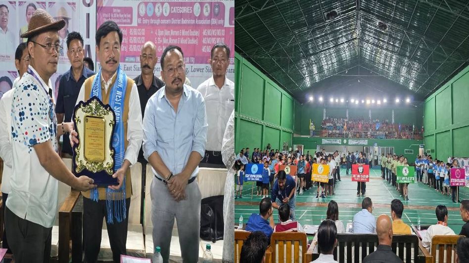 Greater Siang Badminton Championship 2025 kicks off in Arunachal's Aalo with spirit of unity and sportsmanship Greater Siang Badminton Championship 2025 kicks off in Arunachal's Aalo with spirit of unity and sportsmanship