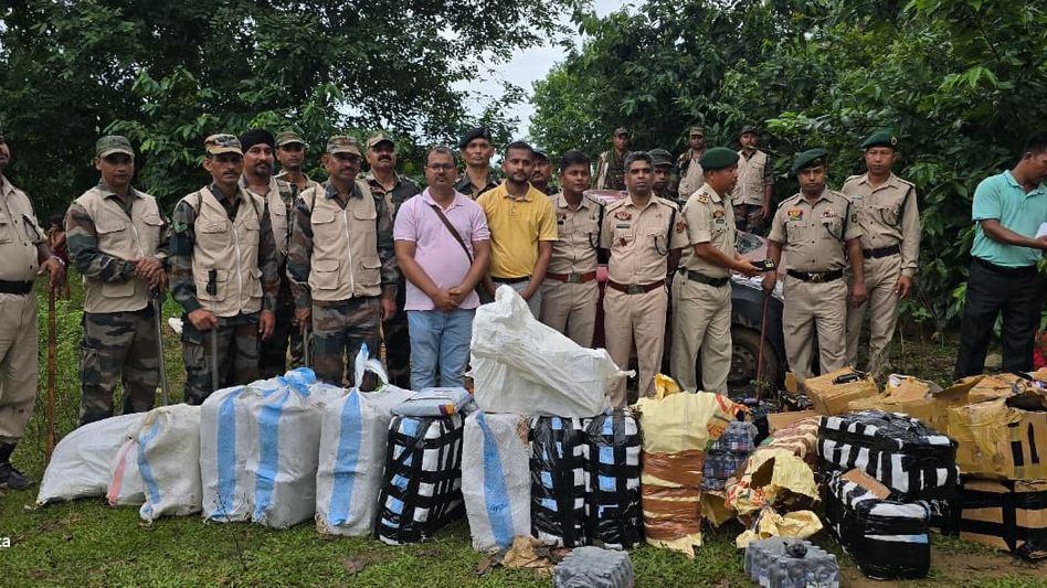 Over 4,200 Codeine Phosphate bottles seized in Tripura during joint anti-narcotics operation Over 4,200 Codeine Phosphate bottles seized in Tripura during joint anti-narcotics operation