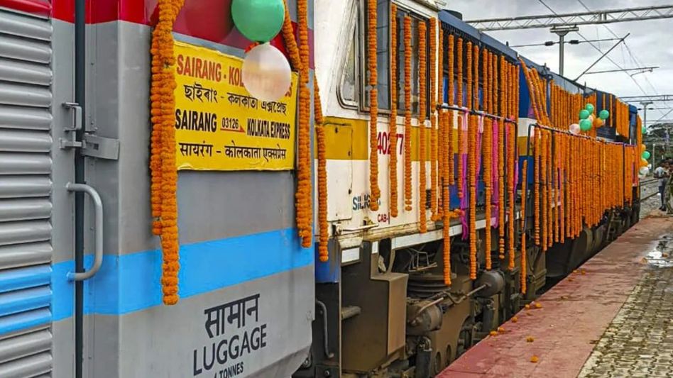 Rajdhani Express from Mizoram records over 160% occupancy Rajdhani Express from Mizoram records over 160% occupancy