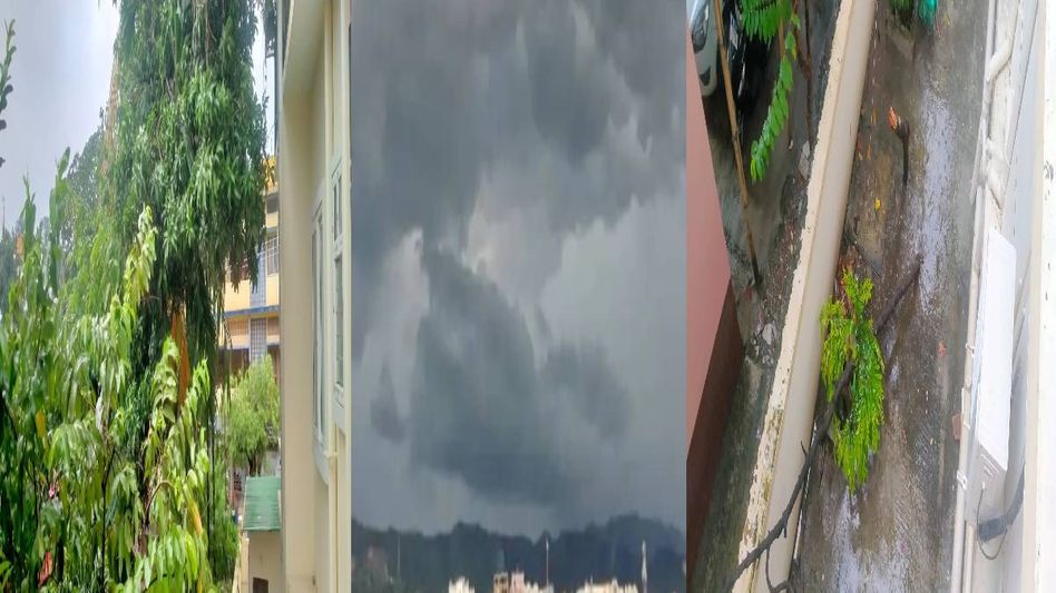 Assam lashed by sudden storms and heavy rain, IMD issues Orange alert for several districts Assam lashed by sudden storms and heavy rain, IMD issues Orange alert for several districts