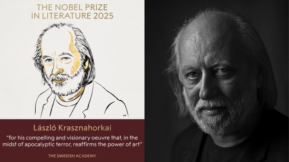 Hungarian novelist László Krasznahorkai wins 2025 Nobel Prize in Literature Hungarian novelist László Krasznahorkai wins 2025 Nobel Prize in Literature