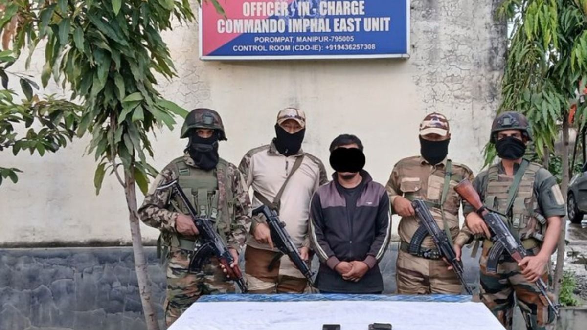 KYKL militant held; arms cache recovered in Manipur amid ongoing search operations KYKL militant held; arms cache recovered in Manipur amid ongoing search operations