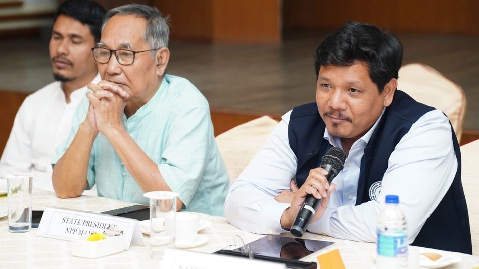 Conrad Sangma’s NPP accused of undermining Manipur’s stability, claims Congress Conrad Sangma’s NPP accused of undermining Manipur’s stability, claims Congress