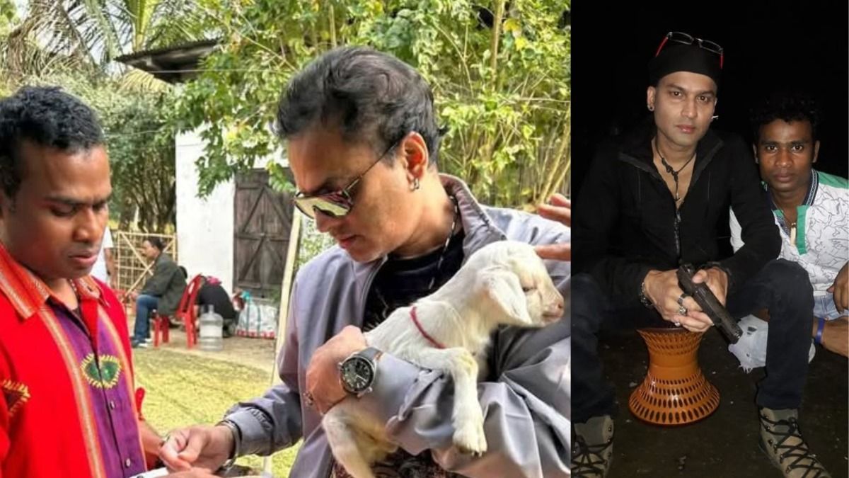 Arun Garg with Zubeen Garg