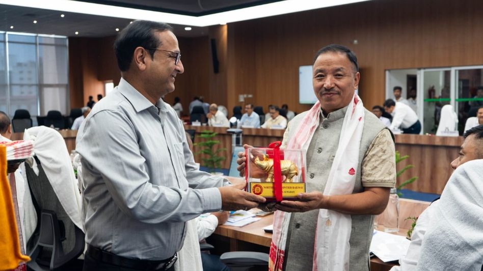 Nagaland MP reviews key railway projects at NFR meeting in Guwahati Nagaland MP reviews key railway projects at NFR meeting in Guwahati