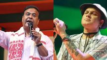 Zubeen Garg, Himanta Biswa Sarma Zubeen Garg, Himanta Biswa Sarma