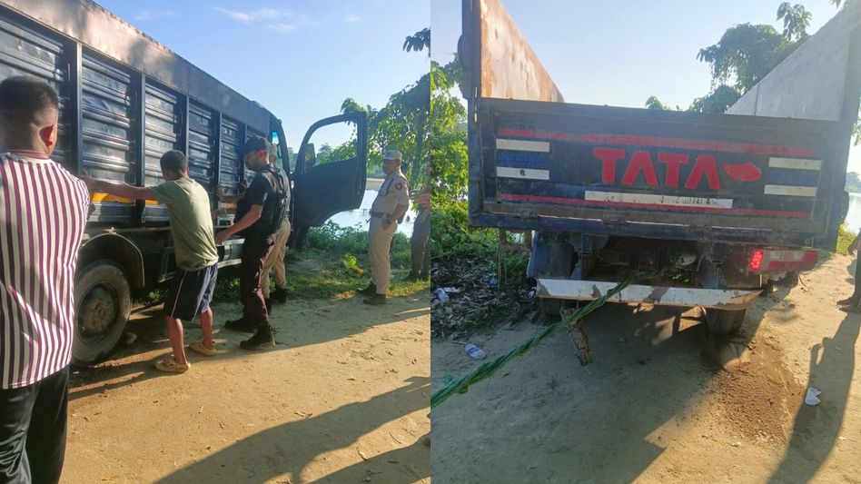Truck used in Kakopathar army camp attack seized near Assam-Arunachal border Truck used in Kakopathar army camp attack seized near Assam-Arunachal border