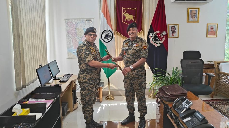 AK Chakraborty assumes charge as IG, Tripura Frontier, BSF AK Chakraborty assumes charge as IG, Tripura Frontier, BSF