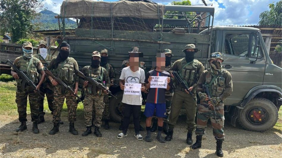 Manipur Police detain two teenage militants en route to Myanmar border town Manipur Police detain two teenage militants en route to Myanmar border town