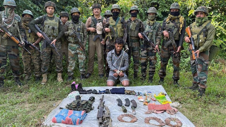 Arunachal Police, Assam Rifles arrest ULFA (I) cadre linked to Kakopathar attack, seize huge cache of arms Arunachal Police, Assam Rifles arrest ULFA (I) cadre linked to Kakopathar attack, seize huge cache of arms