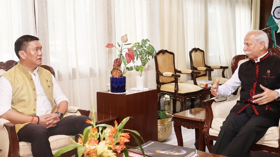 Governor, Arunachal CM discuss tech-driven development; call for sports promotion Governor, Arunachal CM discuss tech-driven development; call for sports promotion