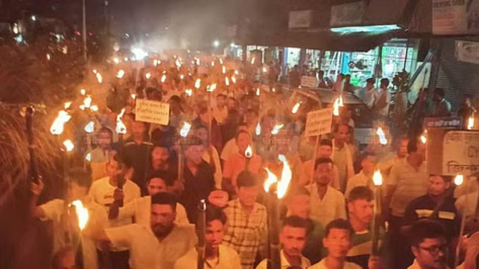 Chutia community holds massive torchlight rally in Dhemaji demanding ST status Chutia community holds massive torchlight rally in Dhemaji demanding ST status