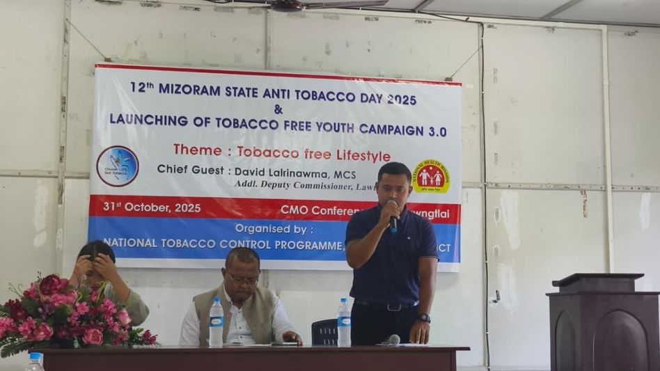 Mizoram steps up anti-tobacco drive with launch of Tobacco-Free Youth Campaign 3.0 Mizoram steps up anti-tobacco drive with launch of Tobacco-Free Youth Campaign 3.0