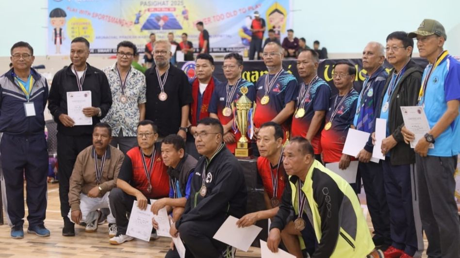 Manipur emerges overall champion at 4th North East Masters Table Tennis championship Manipur emerges overall champion at 4th North East Masters Table Tennis championship