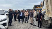 Nagaland CM Neiphiu Rio and deputy CM TR Zeliang inspect ongoing NH repair works in Kohima Nagaland CM Neiphiu Rio and deputy CM TR Zeliang inspect ongoing NH repair works in Kohima