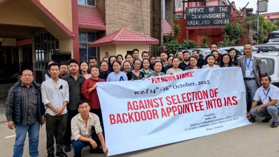 Nagaland service associations continue protest over alleged IAS recruitment irregularities Nagaland service associations continue protest over alleged IAS recruitment irregularities