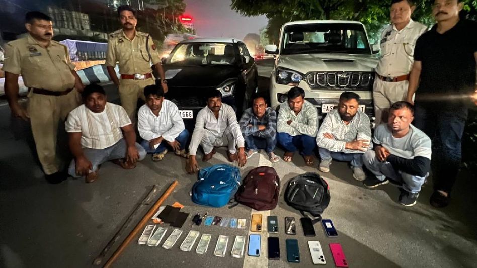 Assam: Seven notorious criminals arrested in late-night operation by Basistha police Assam: Seven notorious criminals arrested in late-night operation by Basistha police