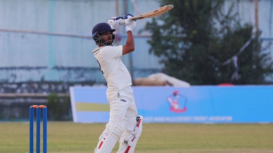 Duhan hits maiden ton as Meghalaya dominate after delayed start in Ranji Trophy clash Duhan hits maiden ton as Meghalaya dominate after delayed start in Ranji Trophy clash