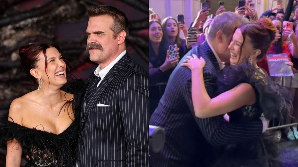 Stranger Things stars Millie Bobby Brown and David Harbour’s red carpet reunion shuts down feud chatter Stranger Things stars Millie Bobby Brown and David Harbour’s red carpet reunion shuts down feud chatter