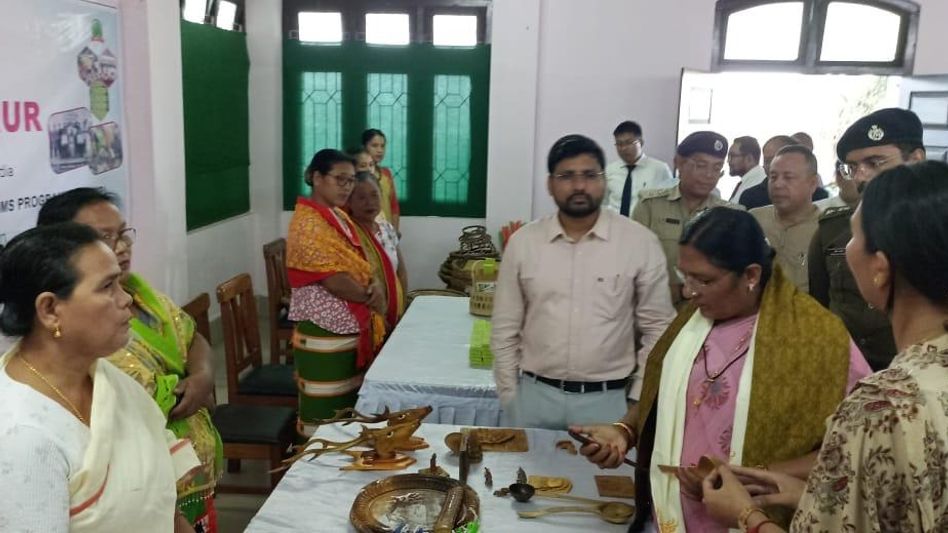 Union minister Savitri Thakur conducts extensive development review in Manipur's Jiribam Union minister Savitri Thakur conducts extensive development review in Manipur's Jiribam
