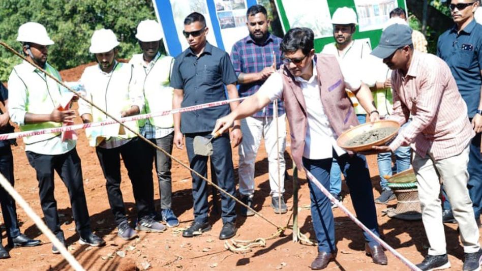 Meghalaya CM lays foundation pillar for additional secretariat complex in Tura Meghalaya CM lays foundation pillar for additional secretariat complex in Tura