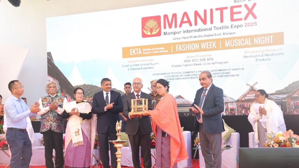 Manipur Governor Ajay Kumar Bhalla inaugurates MANITEX 2025, showcasing state’s global weaving heritage Manipur Governor Ajay Kumar Bhalla inaugurates MANITEX 2025, showcasing state’s global weaving heritage