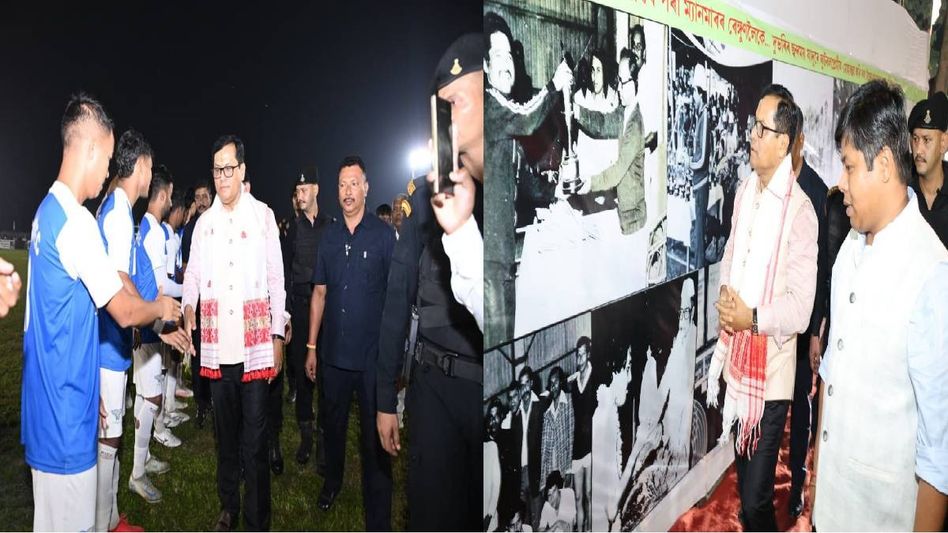 Sarbananda Sonowal inaugurates football tournament honouring legendary footballer Toshen Bora Sarbananda Sonowal inaugurates football tournament honouring legendary footballer Toshen Bora
