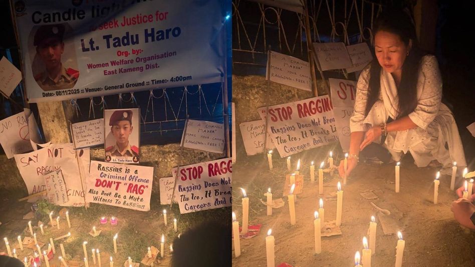 Arunachal: Candlelight march demands justice for Sainik School student's death Arunachal: Candlelight march demands justice for Sainik School student's death