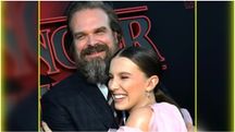 Millie Bobby Brown and David Harbour Millie Bobby Brown and David Harbour